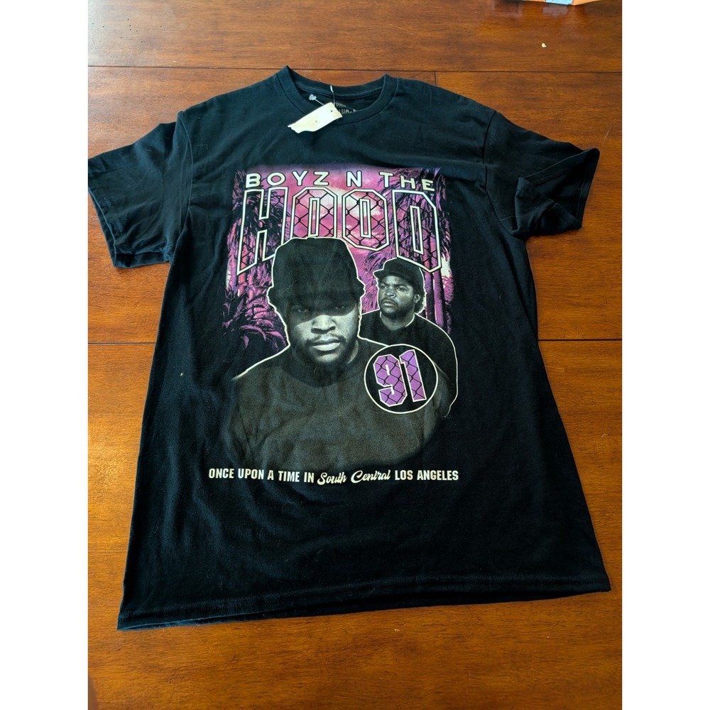 BOYZ N THE HOOD Official Boys in The Hood T-Shirt Mens Medium Ice Cube Pop NWT